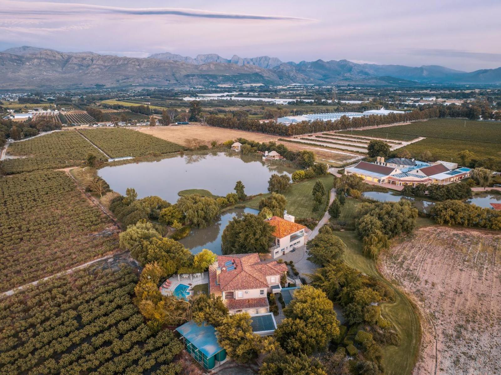 Dawn Mountains Farm Daire Simondium Dış mekan fotoğraf